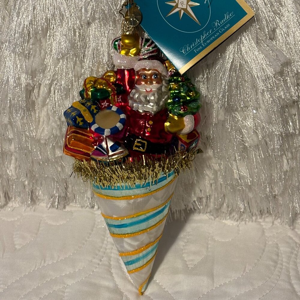 Retired 2005 Radko Ornament "BURSTING WITH JOY"